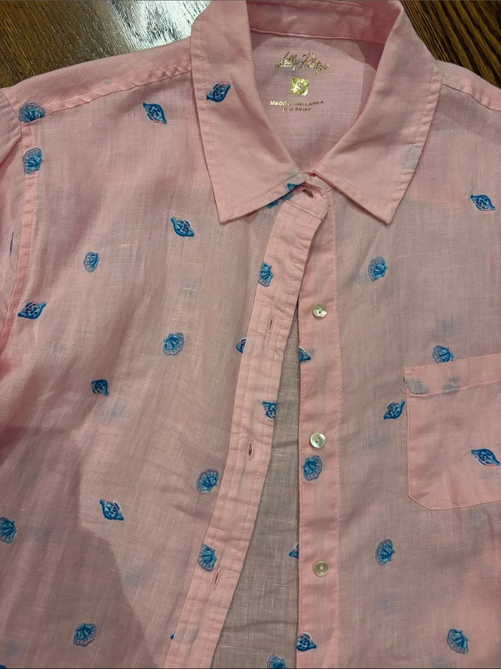 Women’s Lilly Pulitzer top and shorts